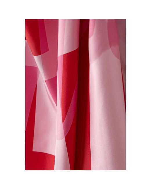 Moschino Red Seidenschal