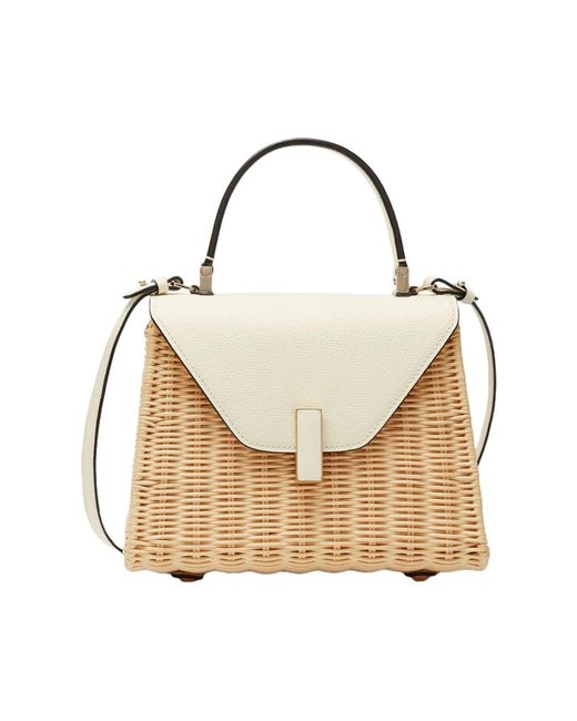 Handbags Valextra de color Metallic