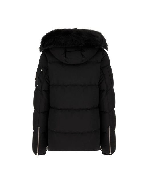 Down Jackets Moose Knuckles de color Black