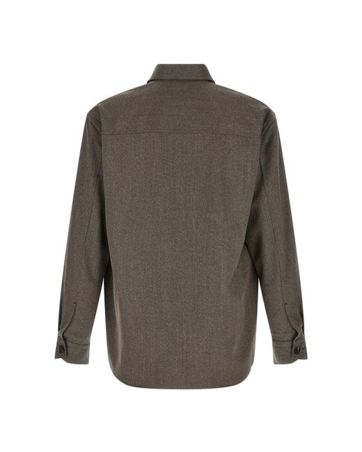 Brioni Werkshirt in het Green voor heren