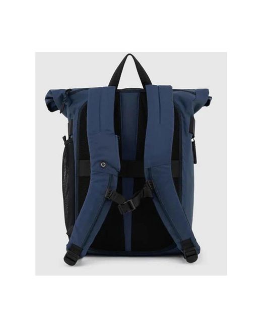 Piquadro Blue Backpacks