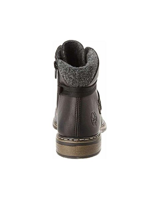 Rieker Black Schnürstiefel