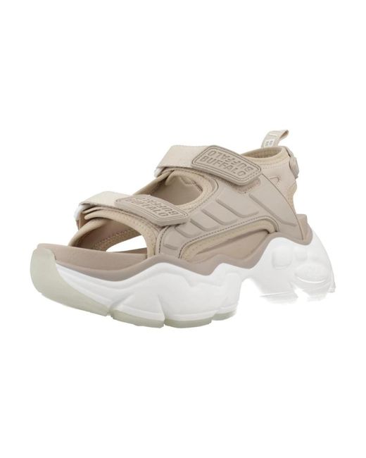Flat Sandals Buffalo en coloris White