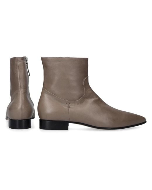 Pomme D'or Brown Ankle Boots