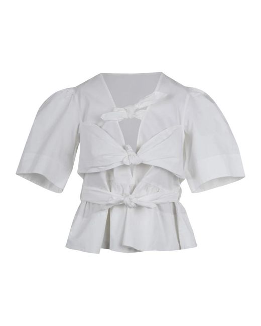 Ganni Gray Blouses