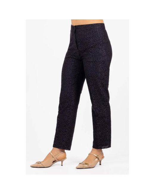 Max Mara Blue Slim-Fit Trousers