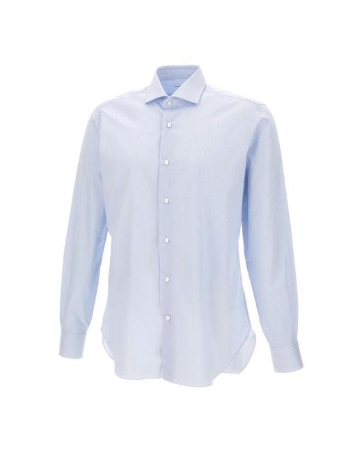 Formal Shirts Barba Napoli de hombre de color Blue