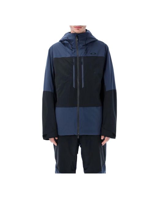 Oakley Blue Rain Jackets for men