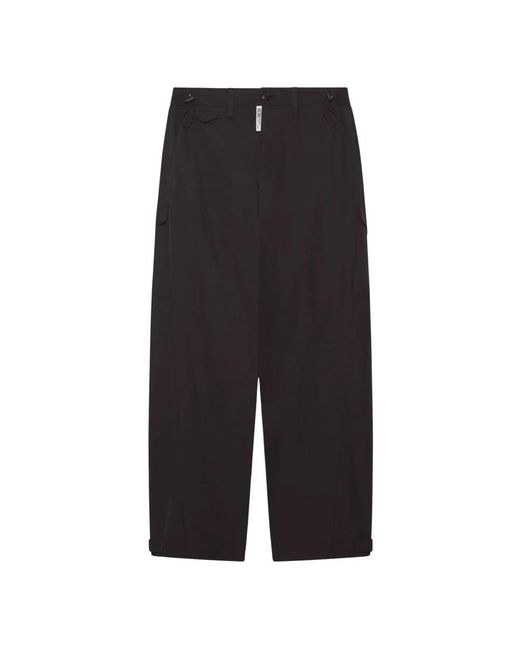 Gcds Black Slim-Fit Trousers for men