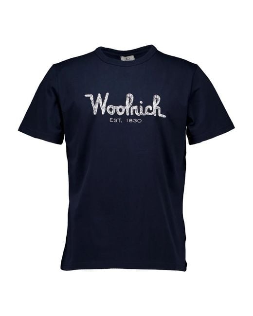 Woolrich Blue T-Shirts for men