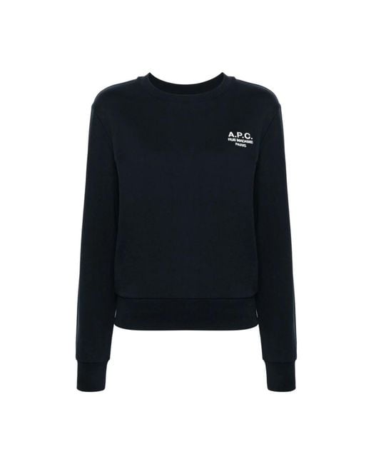 A.P.C. Blue Sweatshirts