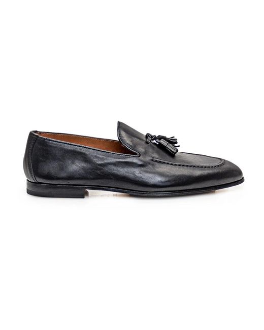 Loafers di Doucal's in Black da Uomo