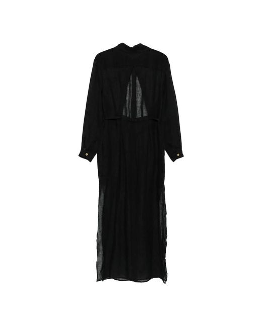 LeKasha Black Shirt Dresses