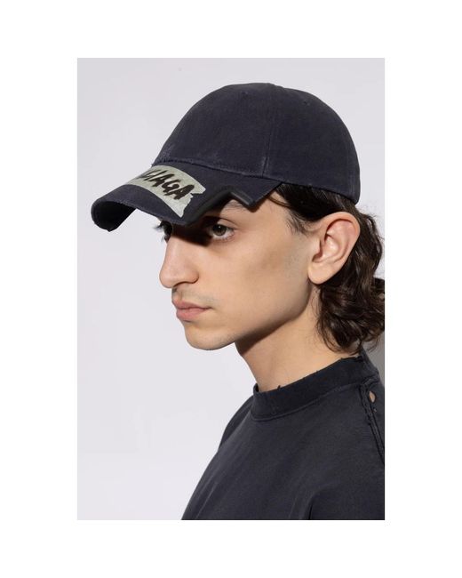 Balenciaga Black Caps for men