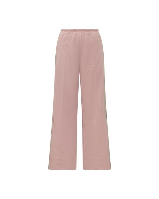 Palm Angels Pink Wide Trousers