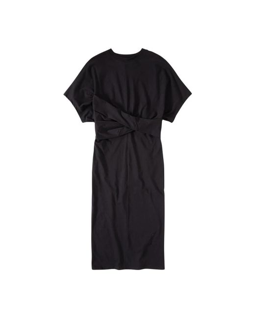 Midi Dresses Closed en coloris Black