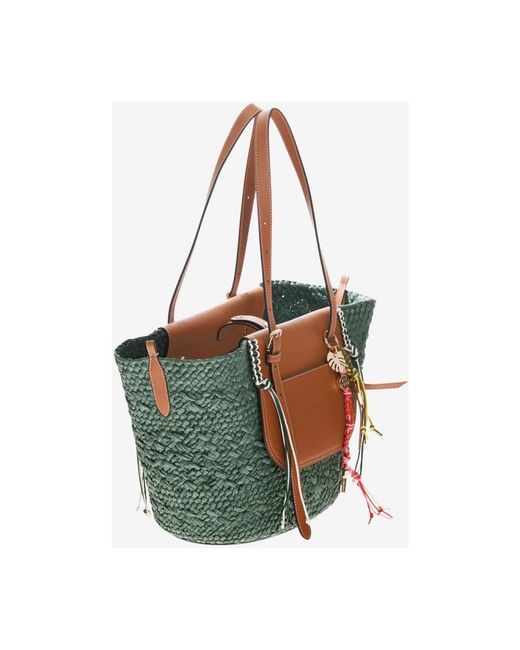 CUBA LAB Green Tote Bags