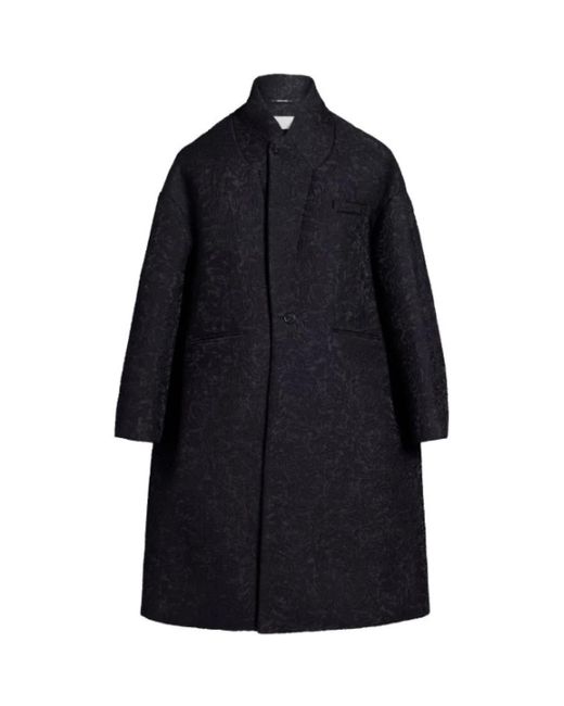 Maison Margiela Black Single-Breasted Coats