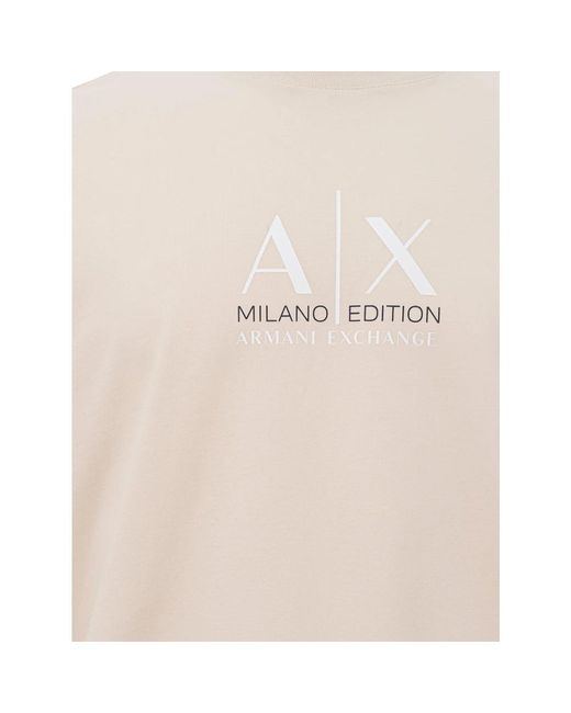Armani Exchange T-shirts in Natural für Herren