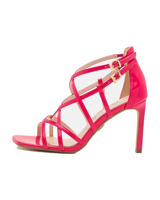 Buffalo Pink High Heel Sandals