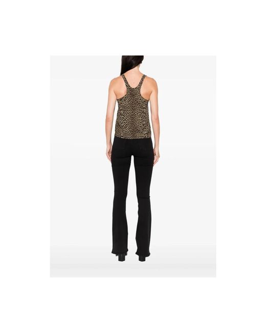 Zadig & Voltaire Brown Sleeveless Tops