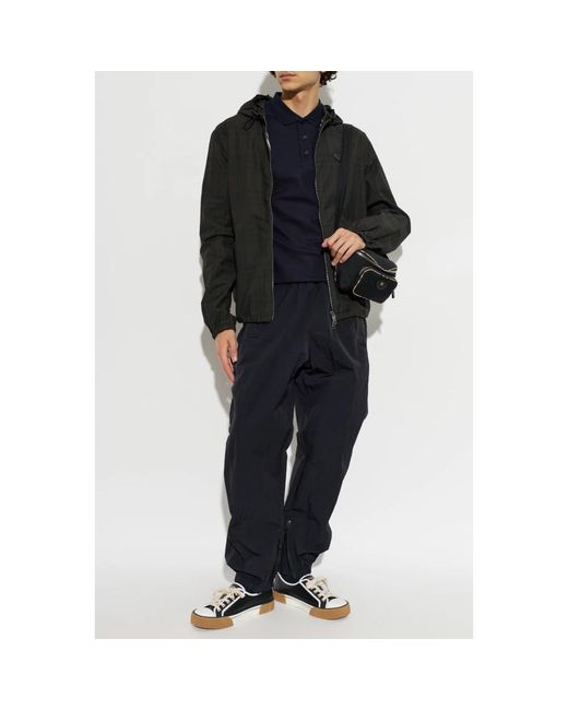 Rain Jackets Burberry de hombre de color Black