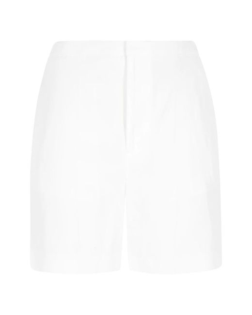 Loulou de Saison White Casual Shorts