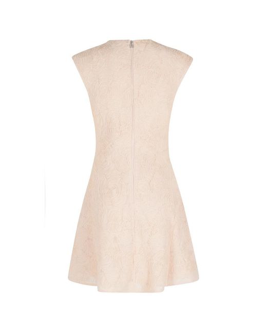 ROTATE BIRGER CHRISTENSEN Natural Short Dresses
