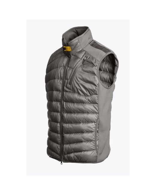 Parajumpers Jassen ,Grijs ,Polyester Hybride Vest Zavier in het Gray voor heren