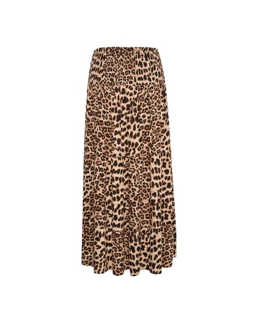 Midi Skirts di Kaffe in Natural