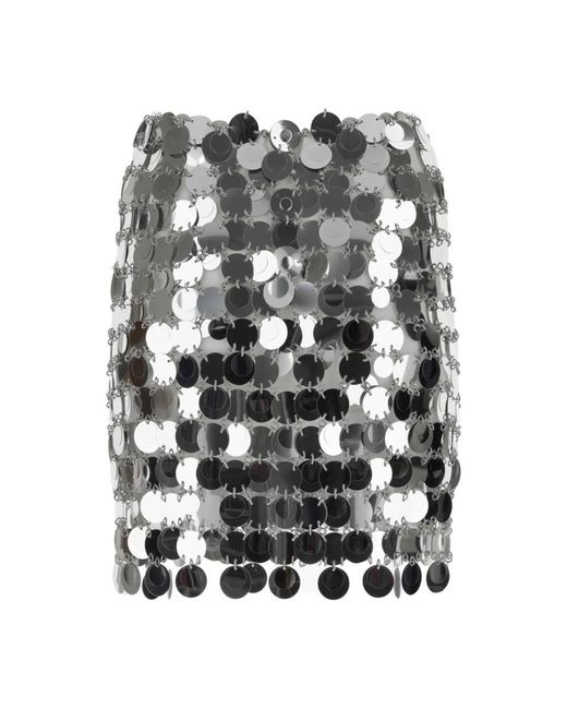 Rabanne Black Short Skirts