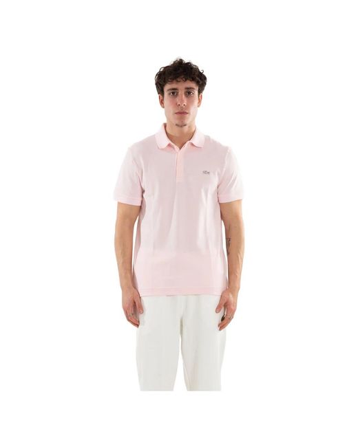 Polo Shirts Lacoste de hombre de color Pink