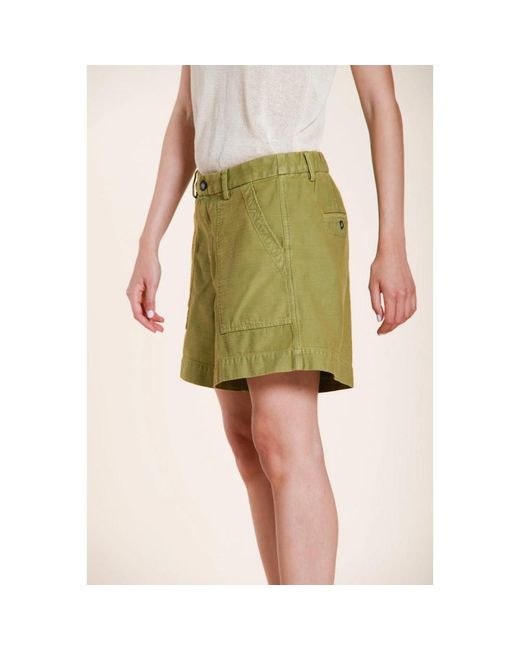 Mason's Green Casual Shorts
