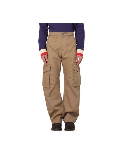 Golden Goose Deluxe Brand Khaki Cargo Hose Mit Mehreren Taschen in Brown für Herren