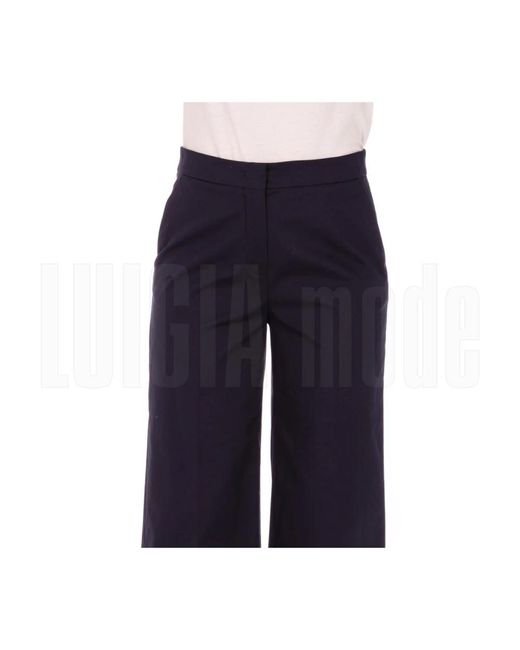 Trousers > cropped trousers Max Mara en coloris Blue