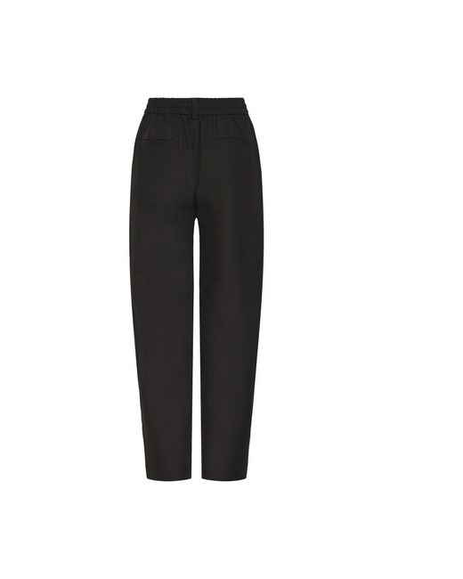 Ichi Straight Broeken in het Black