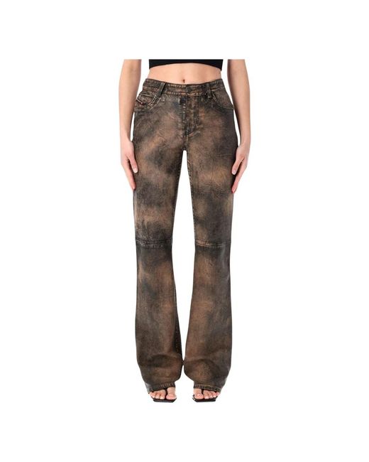 DIESEL Gray Boot-Cut Jeans