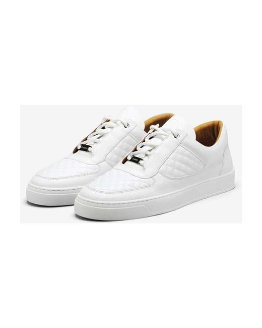 Leandro Lopes Weiße low top faisca sneakers in White für Herren
