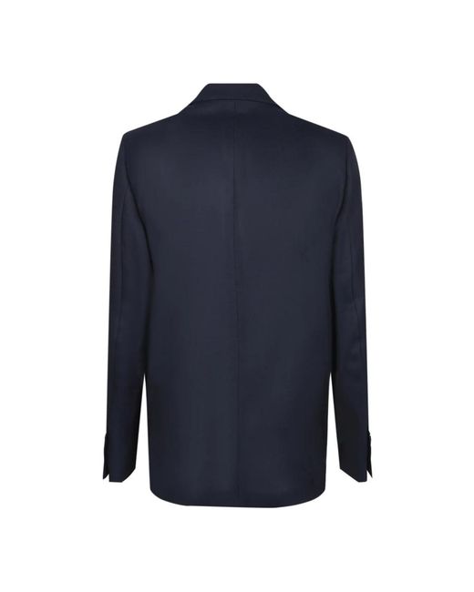 Lardini Jassen ,Blauw ,Wol Blauwe Blazer Voor Mannen Aw 25 in het Blue voor heren
