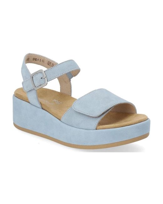 Flat Sandals di Remonte in Blue