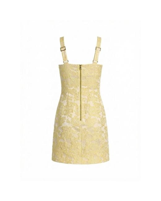 Alice + Olivia Yellow Short Dresses