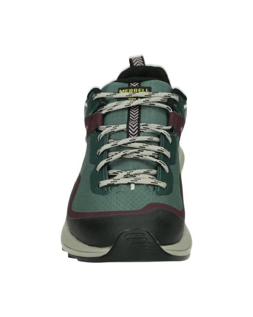 Merrell Schoenen ,Veelkleurig ,Sportieve Lage Schoenen Groen Mesh Bovenkant in het Green