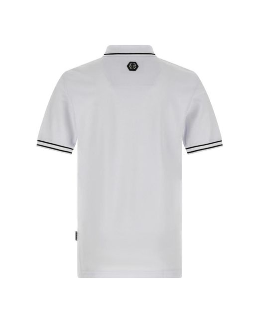 Philipp Plein White Polo Shirts for men