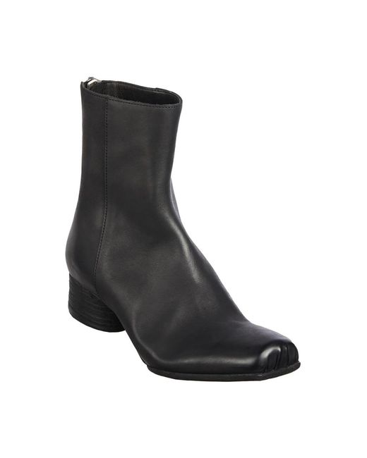 Uma Wang Black Leder stiefelette