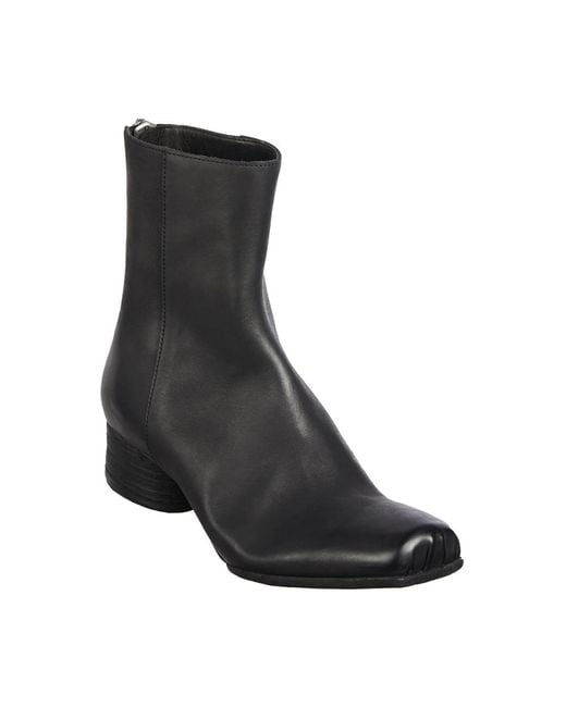 Uma Wang Black Heeled Boots