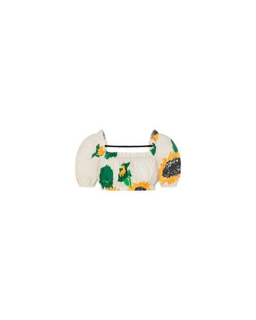 Moschino Green Sleeveless Tops