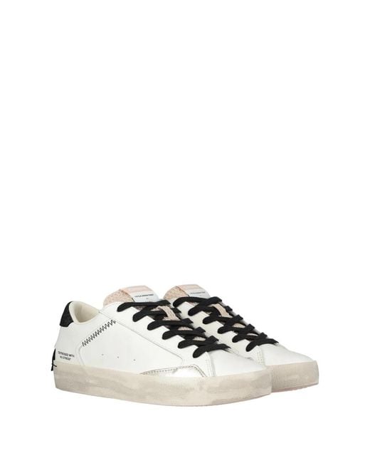 Crime London White Sneakers