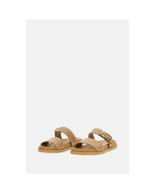 Fendi Natural Sliders
