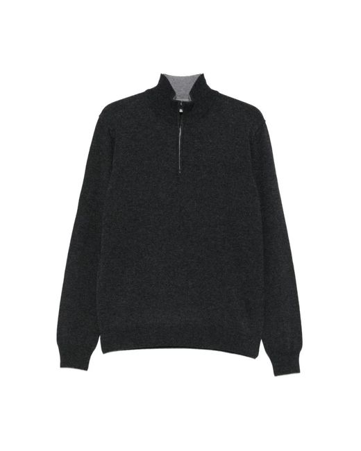 Turtlenecks Corneliani de hombre de color Black