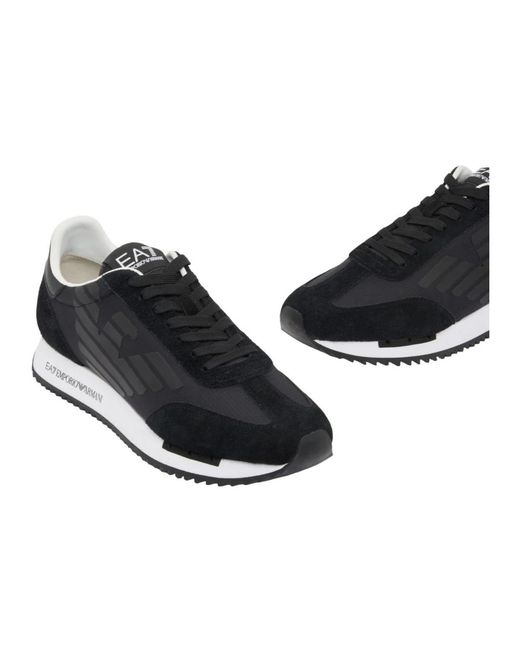 EA7 Black Sneakers for men
